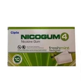 Cipla Nicogum Fresh Mint 10 Pieces